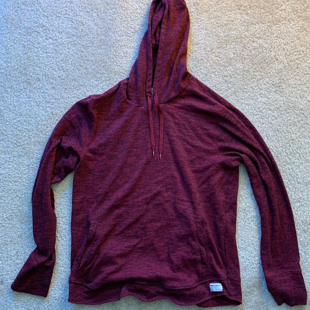 Modern amusement red hoodie
